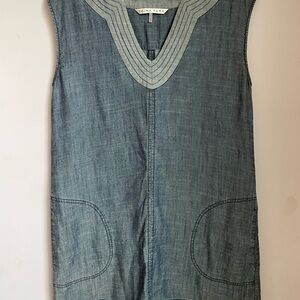 Trina Turk Linen Sleeveless Dress